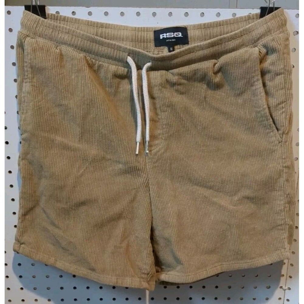 RSQ Corduroy Shorts Medium Pull On Drawstring Brown